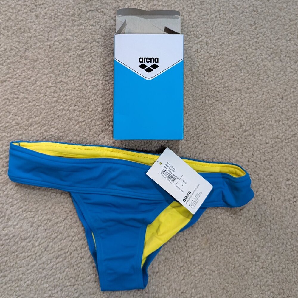NTW Arena bikini bottoms, L, Blue-Yellow star - Picture 2 of 10
